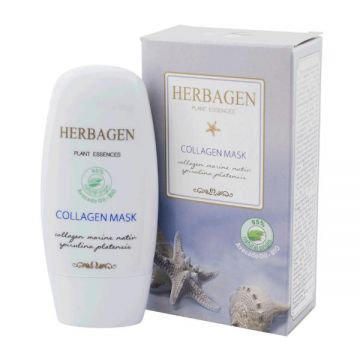 Masca cu Colagen Marin si Spirulina Herbagen, 50 g
