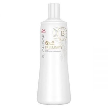 Oxidant - Wella Professionals Blondor Freelights Developer, 6% - 20 Vol, 1000 ml