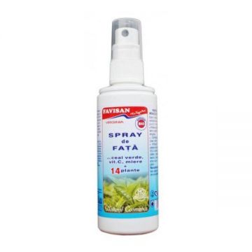 Spray de Fata cu Ceai Verde Virginia Favisan, 100ml Spray de Fata cu Ceai Verde Virginia Favisan, 100ml