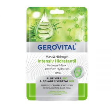 Masca de Fata - Gerovital Hidrogel Intensiv Hidratanta, 1 buc