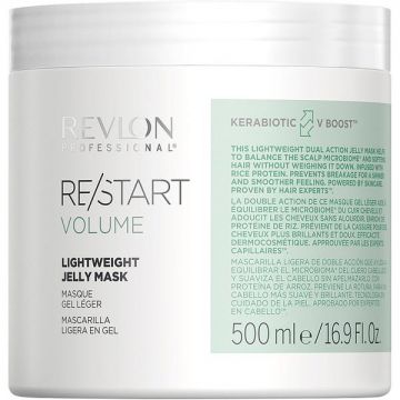 Masca-gel pentru Volum - Revlon Professional Re/Start Volume Lightweight Jelly Mask, 500 ml
