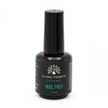 Degresant Nail Prep pentru unghii, Global Fashion, 15 ml, transparent