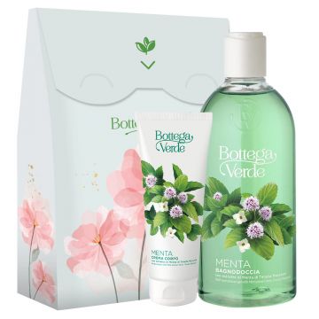 Set cadou femei, hidratare corp, cu menta