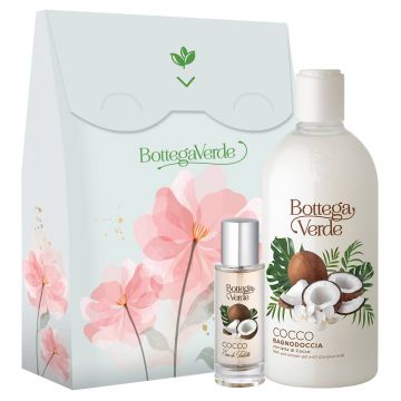 Set cadou femei, parfumare corp, cu extract  de cocos