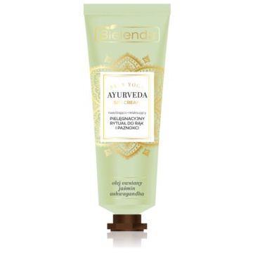 Bielenda Ayurveda Skin Yoga crema de maini hidratanta