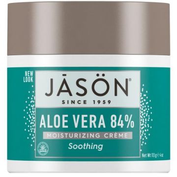 Crema de Fata Restructuranta cu 84 % Aloe Vera Organica Jason, 113g Crema de Fata Restructuranta cu 84 % Aloe Vera Organica Jason, 113g