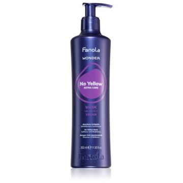 Fanola Wonder No Yellow Extra Care Mask Masca de par neutralizeaza tonurile de galben