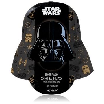 Mad Beauty Star Wars Darth Vader mască textilă antioxidantă cu extract din arbore de ceai