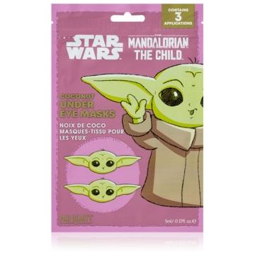 Mad Beauty Star Wars The Mandalorian The Child masca de hidratare si luminozitate zona ochilor