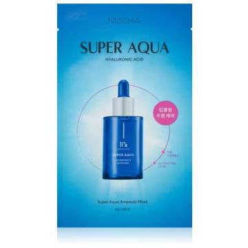 Missha Super Aqua 10 Hyaluronic Acid mască textilă hidratantă