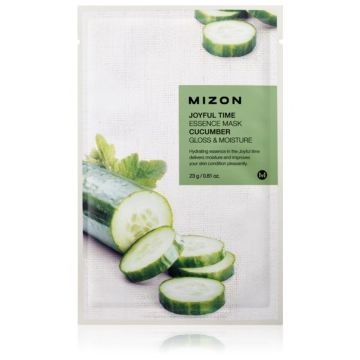 Mizon Joyful Time Cucumber Mască textilă cu efect de iluminare și hidratare Mizon Joyful Time Cucumber Mască textilă cu efect de iluminare și hidratare