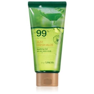 The Saem Jeju Fresh Aloe 99% gel hidratant cu efect de calmare