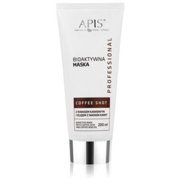 Apis Natural Cosmetics Coffee Shot masca pentru fermitate și anti-rid cu extract de cafea