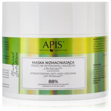 Apis Natural Cosmetics Natural Solution 3% Baicapil mască fortifiantă pentru părul slab cu tendință de cădere