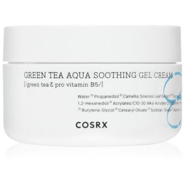 Cosrx Green Tea Aqua Soothing crema gel pentru hidratare. cu efect calmant