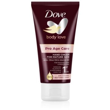Dove Body Love crema de maini pentru tenul matur