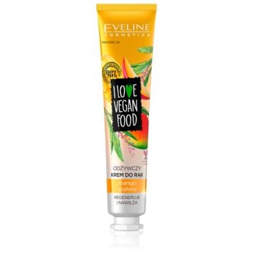 Eveline Cosmetics I Love Vegan Food cremă hrănitoare pentru mâini