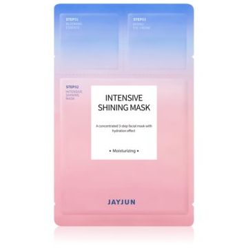 Jayjun Intensive Shining mască iluminatoare în 3 pași