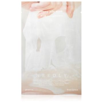 NEEDLY Peony Jelly Mask mască textilă iluminatoare cu efect de hidratare