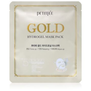 Petitfée Gold mască intensă cu hidrogel cu aur de 24 de karate