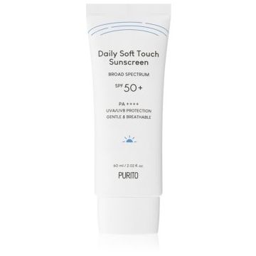 Purito Daily Soft Touch Sunscreen crema fata iluminatoare de protectie SPF 50+