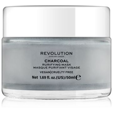 Revolution Skincare Purifying Charcoal masca de fata  pentru curatare