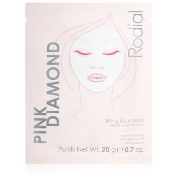 Rodial Pink Diamond Lifting Face Mask mască textilă cu efect de lifting faciale Rodial Pink Diamond Lifting Face Mask mască textilă cu efect de lifting faciale