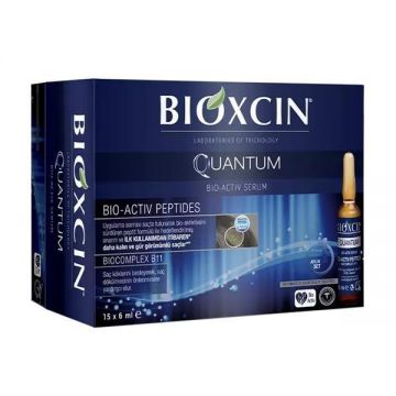 Ser tratament anticadere Bioxcin Quantum Fiole, 15x6 ml