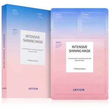 Jayjun Intensive Shining mască iluminatoare în 3 pași