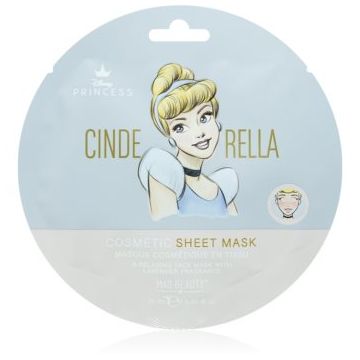 Mad Beauty Disney Princess Cinderella mască textilă calmantă cu esente de lavanda