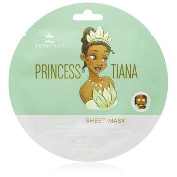 Mad Beauty Disney Princess Tiana mască textilă antioxidantă