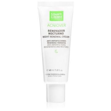 MartiDerm Acniover Night Reneval Cream crema de noapte intensiva impotriva acneei