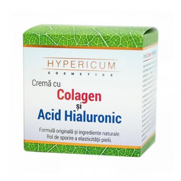 Crema cu Colagen si Acid Hialuronic Hypericum, 40 ml
