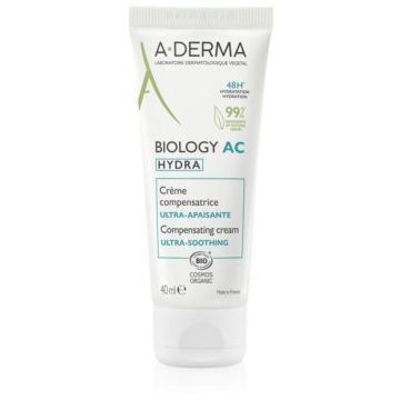 A-Derma Biology AC Hydra crema calmanta si hidratanta cu o eficienta de 48 h