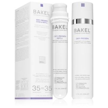 Bakel Oxy-Regen Case & Refill crema intens hidratanta împotriva îmbătrânirii pielii