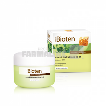 Bioten Crema hidratanta de zi cu miere + cimbrisor ten normal/mixt 50ml Bioten Crema hidratanta de zi cu miere + cimbrisor ten normal/mixt 50ml