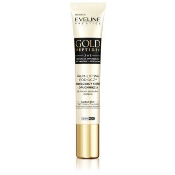 Eveline Cosmetics Gold Peptides crema cu efect de lifting zona ochilor