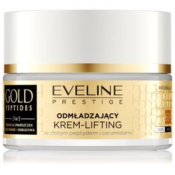 Eveline Cosmetics Gold Peptides crema intensiva pentru lifting 60+