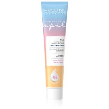 Eveline Cosmetics Sensitive Epil Crema pentru indepartarea parului pentru piele sensibila
