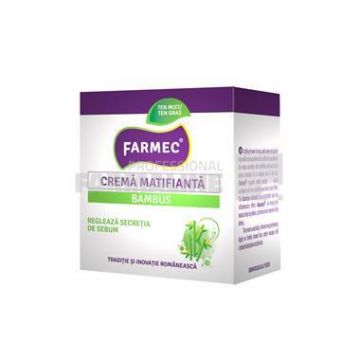 Farmec Crema matifianta cu Bambus  ten mixt/gras 50 ml