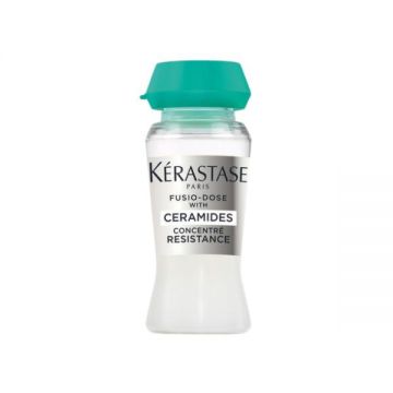 Fiole Tratament pentru Par Deteriorat - Kerastase Fusio Dose Concentre Resistance with Ceramides, 10x12 ml