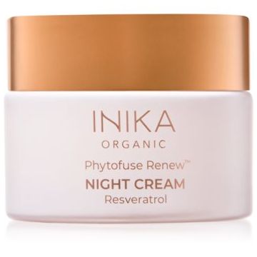 INIKA Organic Phytofuse Renew Rich Night Cream Crema de noapte anti-oxidanta cu probiotice