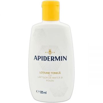 Lotiune Tonica pentru Fata cu Laptisor de Matca si Polen Apidermin, 125 ml