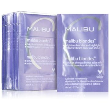 Malibu C Wellness Hair Remedy Malibu Blondes tratament intensiv pentru parul blond cu suvite