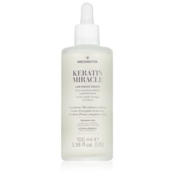 Medavita Keratin Miracle Liss Magic Drops tratament pentru netezire pentru un par stralucitor si catifelat