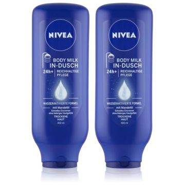 NIVEA 24h lapte pentru dus ambalaj economic