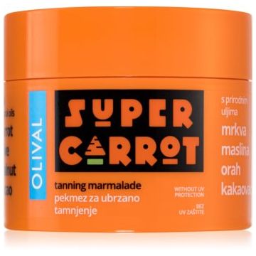Olival SUPER Carrot Tanning Jam agent pentru accelerarea și prelungirea bronzării fara factor de protectie