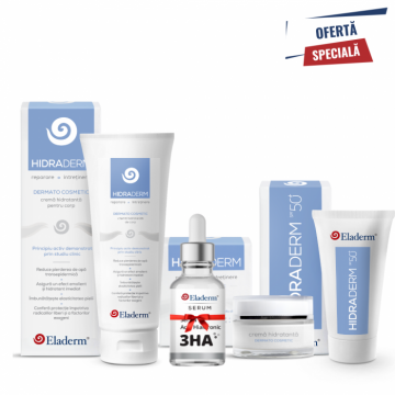 Pachet promotional Hidraderm 3+1 GRATIS