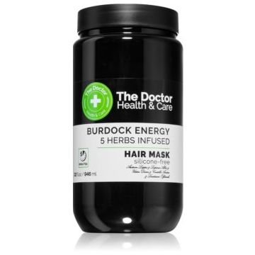 The Doctor Burdock Energy 5 Herbs Infused mască fortifiantă pentru păr