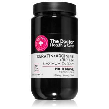 The Doctor Keratin + Arginine + Biotin Maximum Energy masca cu keratina pentru păr